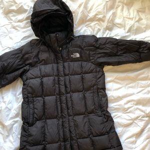 North Face Womens Down Parka (size M)